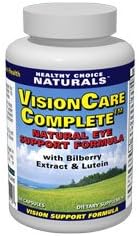 Vision Care Eye Supplement - Supports Great Vision and Eye Health – 60 Capsules