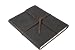 Genuine Leather Writer's Notebook - Hand made in the USA, Dark Brown
