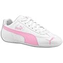 PUMA Women's Speed Cat ST US Sneaker,White/Pink Lady,5.5 M