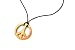 Love and Peace Pendant Necklace in Sienna
