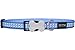 Red Dingo Reflective Dog Collar, Small, Mid-Blue