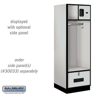 Open Access Designer Wood Locker - 24 Inches 