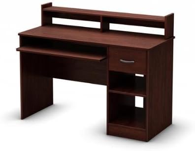 South Shore Smart Basics Small Desk, Royal Cherry