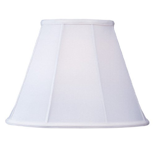 Livex S511 Silk Lamp Shade White Shantung Silk Empire Shade