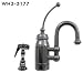 Kitchen Faucet With Handspray by Whitehaus - WH3-3177 in Antique Copper