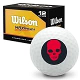 Red Skull Wilson Maximum Novelty Golf Balls
