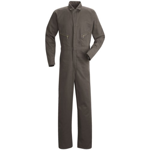 Red Kap Zip - front Cotton Overalls Tall