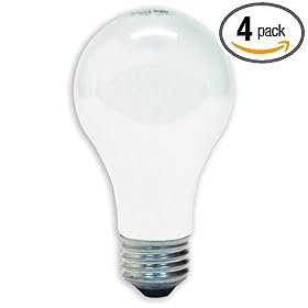 GE 41028 60-Watt A19, Soft White, 4-Pack