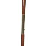 9-ft. Wood Commercial Grade Sunbrella Market Umbrella Color - Sunbrella Henna