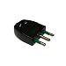 Interpower 88010872 Italian 16 Amp Rewireable Plug, Black, 16A Rating, 250VAC Voltage