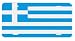 Greece Greek Flag Vanity Auto License Plate