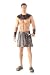 Mens Warrior Greek Roman Gladiator Hero Hercules Barbarian Warrior Outfit Includes Ne...