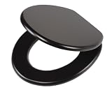 Tiger WC-Sitz Lederlook schwarz