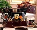 Gentlemans Cigar Chest Gourmet Food Gift Basket