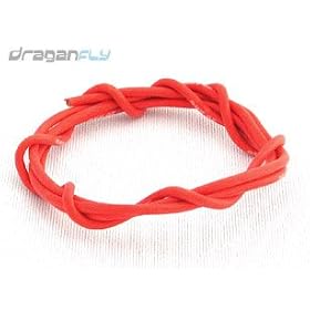20 AWG Silicone Wire 2 feet of Red by Maxx