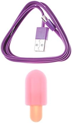 iphone Charging Cable Saver Protector &amp; Charger Cable, SMALL COLOR®**NEW**STYLE** Ice Cream Color Charging Cable 3ft &amp; Flexible Saver Protector for Apple Lightning Cables for iphone / ipad (red)