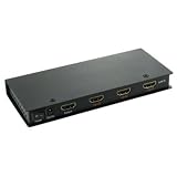 TerraBok 1080p x 4 port HDMI switch hub for PS3, LCD, HD Televisions, Sky HD boxes, Virgin HD & XBOX 360 - includes a FREE remote control & HDMI cable