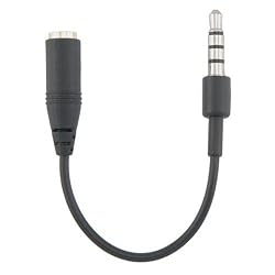 Apple iPhone iPhone 3G iPhone 3GS iPhone 3GS iPhone 3G iPhone Stereo Headset Extended Adapter 3.5mm - Black