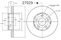 Brembo BDR27029 Brake Rotor