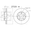 Brembo BDR27029  Brake Rotor