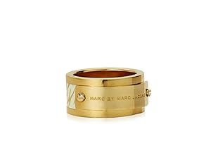 Marc by Marc Jacobs Anillo Zebra (Dorado / Beige)
