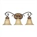 Designer's Fountain 98603-RGL San Lorenzo Three Light Bath Vanity in Regal