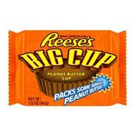 Reeses Big Cup Peanut Butter Cup Milk Chocolate - 1.4 Oz, 16 ea
