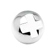 Surgical Steel Internally Threaded 4mm Dermal Anchor Screw Top