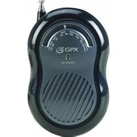 GPX R2825 Portable AM FM Radio by 