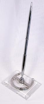 Horseshoe Western Wedding Pen Base and Pen