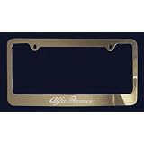 Alfa Romeo License Plate Frame (Zinc Metal) 
