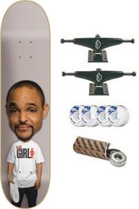 Girl Skateboard: Wilson Big Heads 8.0 w/Mini Logo Wheels and Bearings reviews