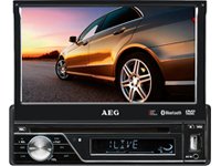 AEG AR 4026 Autoradio (DVD/CD, 17,5 cm (7 Zoll) LCD-Display, Touchscreen, SD Kartenslot, USB) schwarz