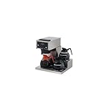 Bloomfield 8571-D3 Koffee King Coffee Brewer, Low Profile, Pour-Over Option, Single, Faucet, 3-Warmer, Right Stepped, Stainless Steel, 14" Depth, 16 1/4" Width, 16 7/8" Height