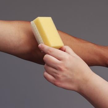 Sensory Brushes - Oval Double Sided Scrub Brush 6 pk