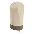 Veranda Smoker Cover, in pebble, fits smokers up to 20" wide x 36" high