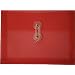 Filexec Poly envelope, Photo size, Side load, Button string closure, Red (Pack of 12) (50073-15402)