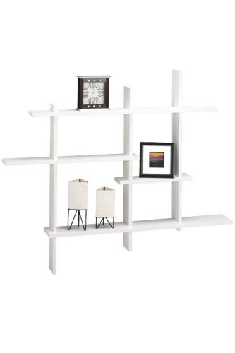 Standard Contemporary Display Shelf, STANDARD, WHITE