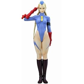  Capcom Girls Collection Street Fighter III Original Cammy Blue Uniform PVC Figure By Yamato