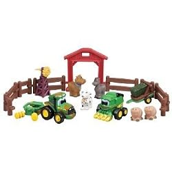 Learning Curve Brands John Deere - My First John Deere Collectible - 20-Piece Farm Set