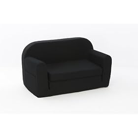 Darcy Sofa Bed in BLACK Cotton Drill