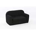Darcy Sofa Bed in BLACK Cotton Drill