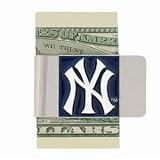 New York Yankees Enameled Pewter Money Clip/Card Holder   MLB Baseball Fan Shop Sports Team Merchandise