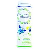 All Natural Mummy's Miracle Moringa Medicated Talc-free Baby Powder, 3.5 oz