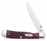 New Case Cutlery Worn Old Red Series 6154L Stainless Steel TrapperLock Pocket Knife 2743 Folding