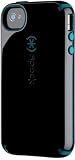 Speck Products CandyShell Glossy Case for iPhone 4/4S - 1 Pack - Carrying Case - Retail Packaging - Black/Peacock