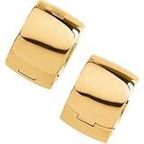 14K Yellow Gold Hinged Earring