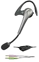 Cyber Acoustics Mono Mini Headset/Microphone with in-line volune/mute AC-740
