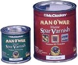 Valspar Corporation 80-7509 QT Man O'war Marine Spar Varnish 1qt - Gloss