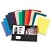 Oxford 57510 Twin Pocket Leatherette-Grained Portfolios, Orange, 25/Box
